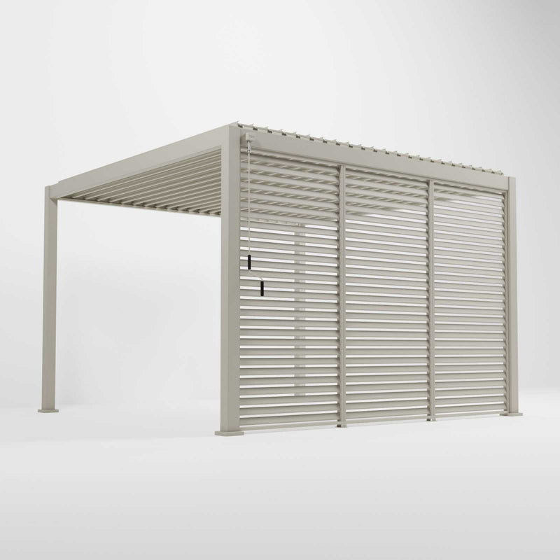 Nova Titan 1.2m Pergola Aluminium Side Wall for 3.6m Titan Pergola