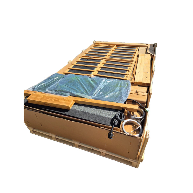 Canadian Spa Outdoor Oval Sauna Build and Set-Up