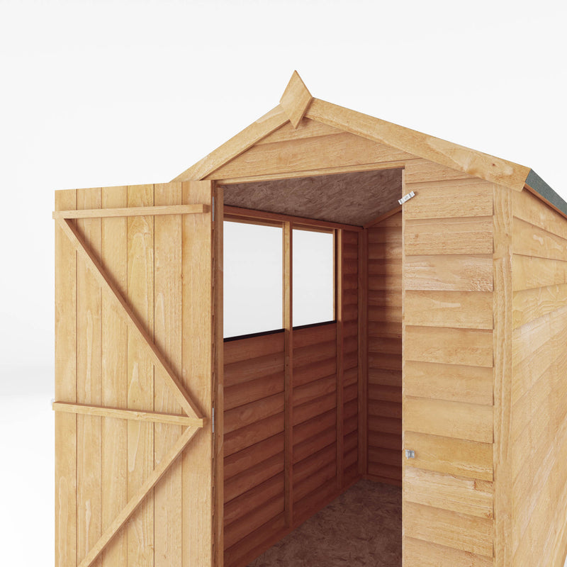 Mercia 6ft x 4ft Overlap Apex Shed