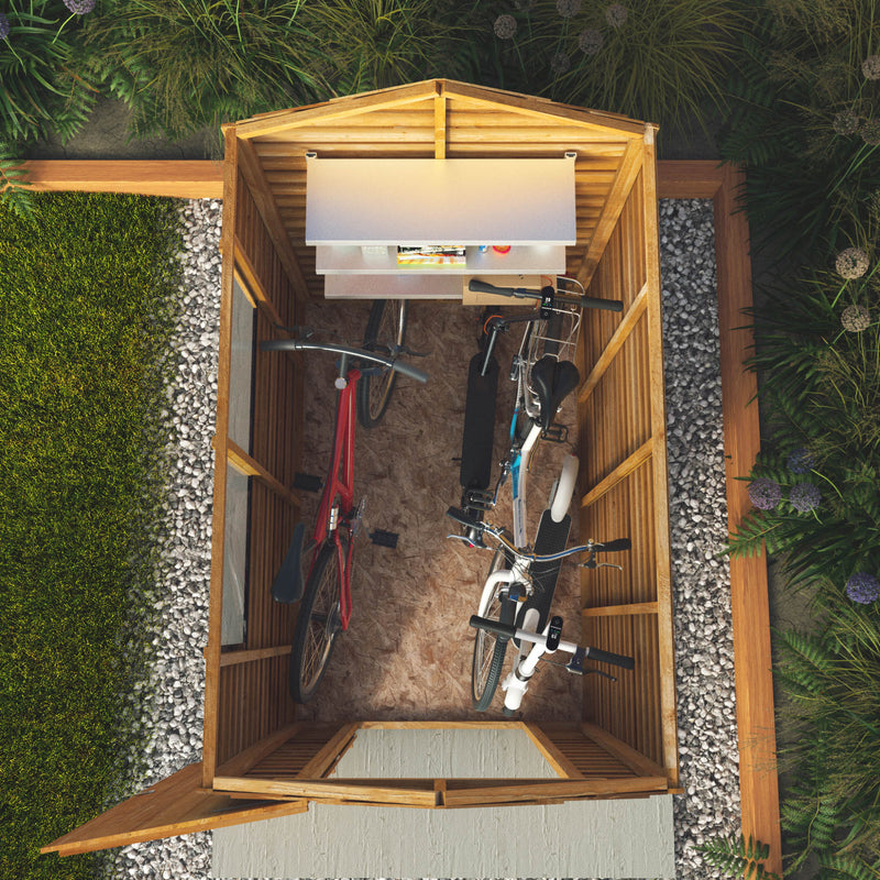 Mercia 6ft x 4ft Overlap Apex Shed