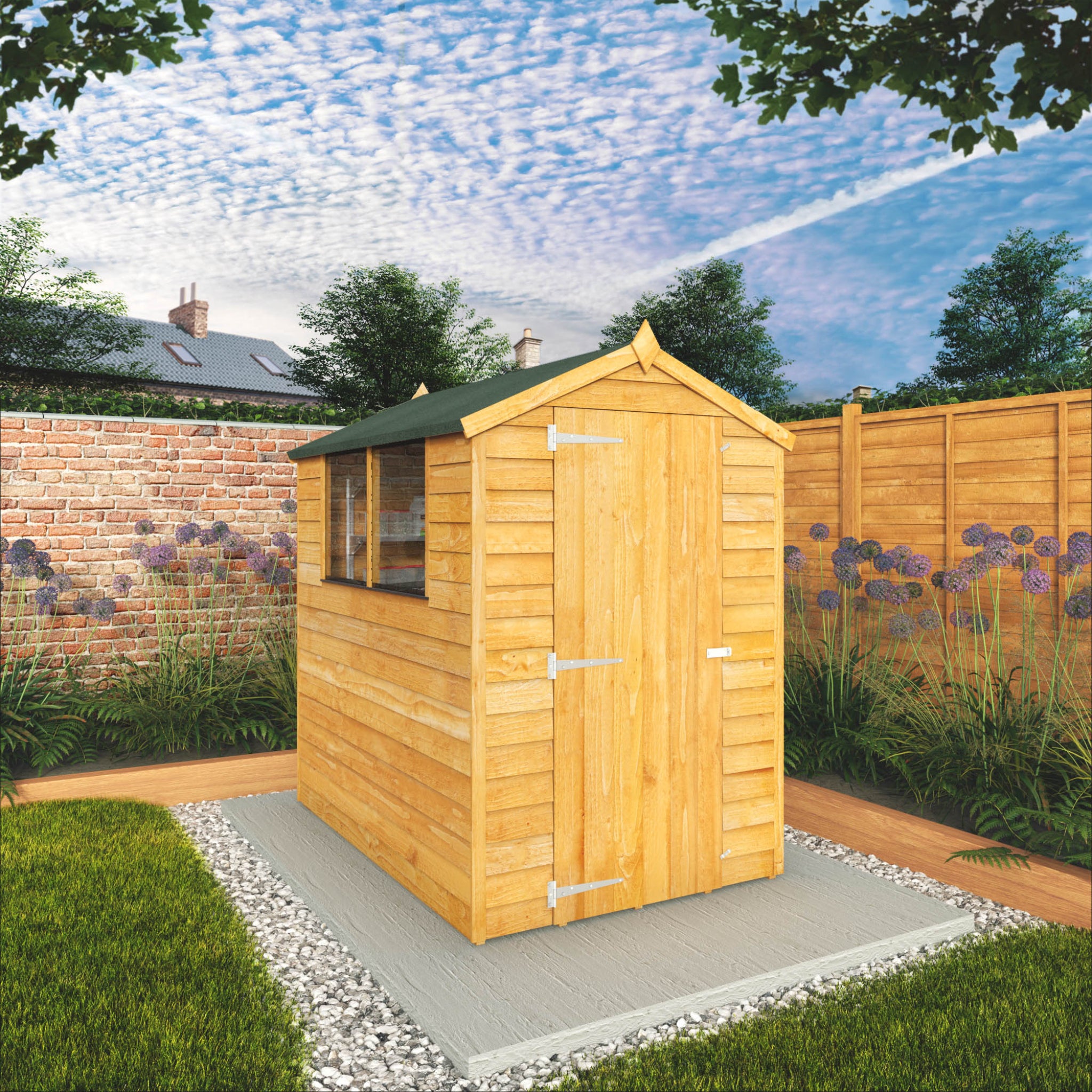 Mercia 6ft x 4ft Overlap Apex Shed — Outdoor Iconic