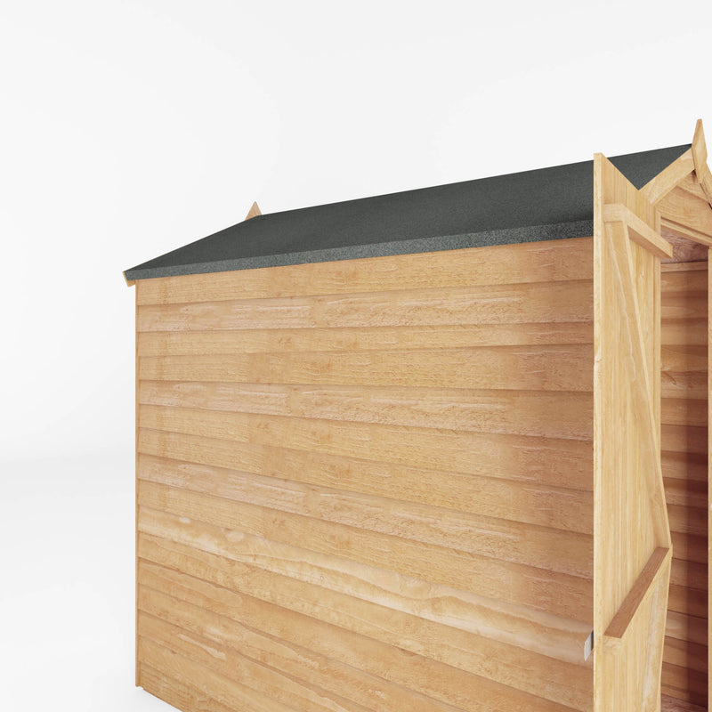 Mercia 6ft x 4ft Overlap Apex Shed - Windowless