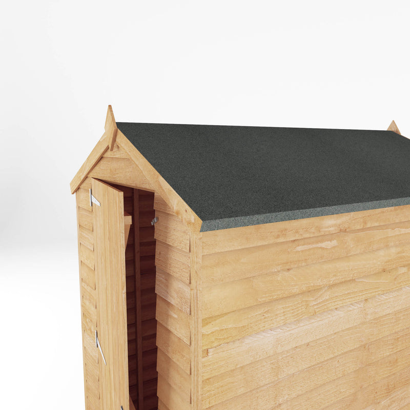 Mercia 6ft x 4ft Overlap Apex Shed - Windowless
