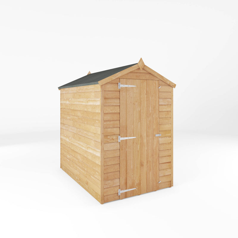 Mercia 6ft x 4ft Overlap Apex Shed - Windowless