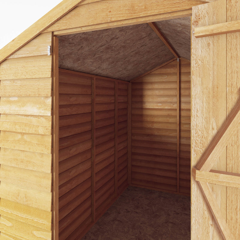 Mercia 7ft x 5ft Overlap Apex Shed - Windowless