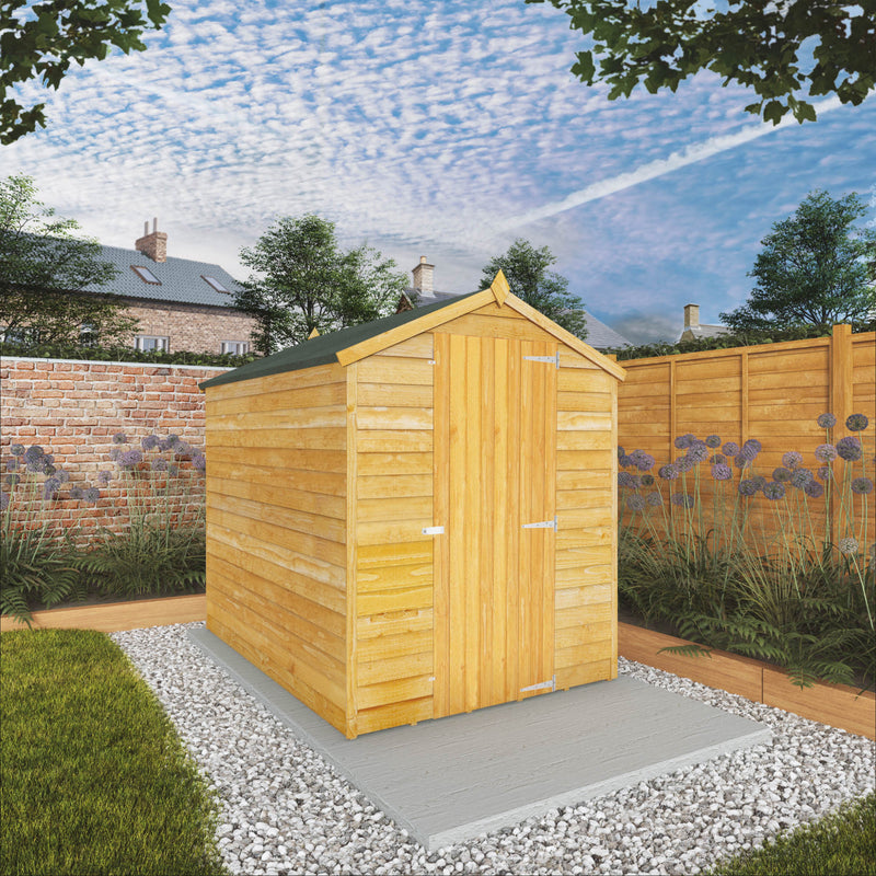 Mercia 7ft x 5ft Overlap Apex Shed - Windowless