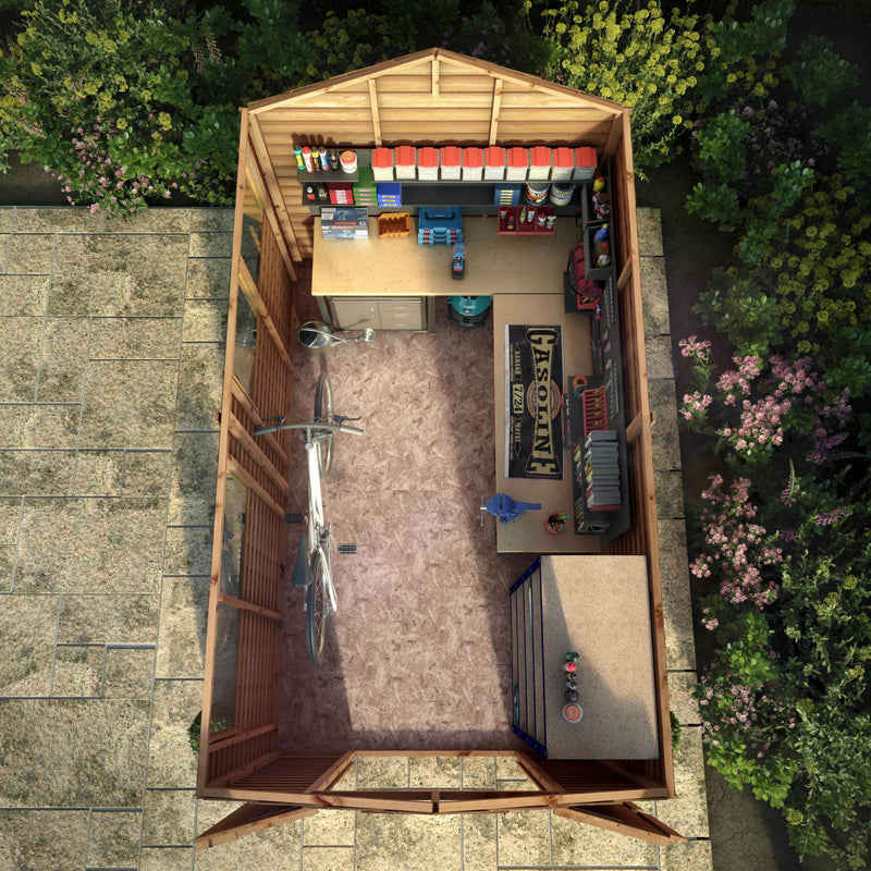 Mercia 10ft x 6ft Overlap Apex Shed