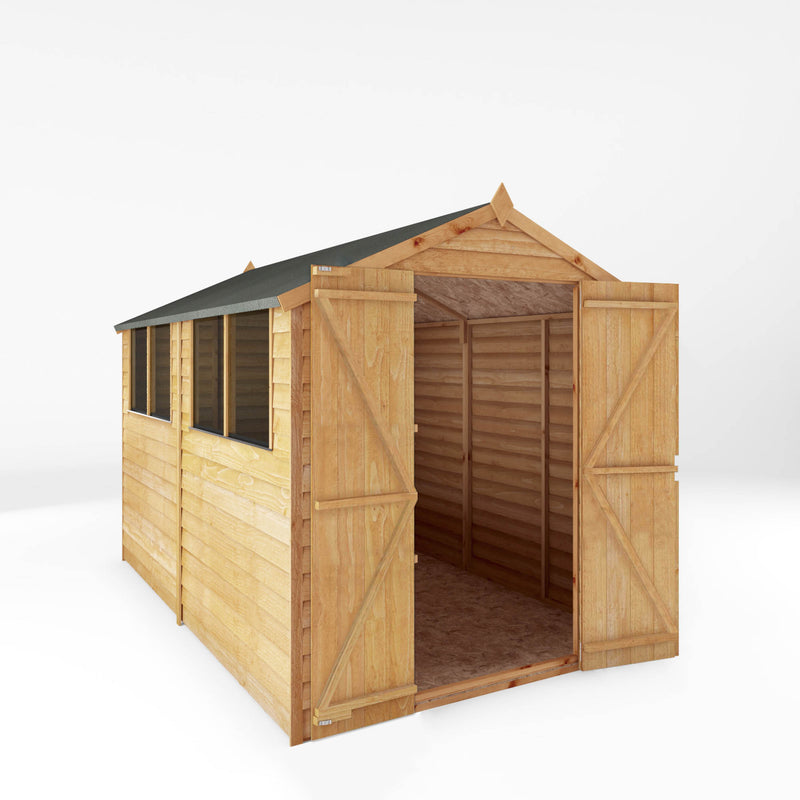 Mercia 10ft x 6ft Overlap Apex Shed