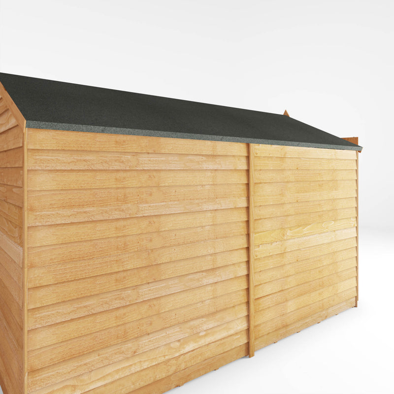 Mercia 10ft x 6ft Overlap Apex Shed - Windowless