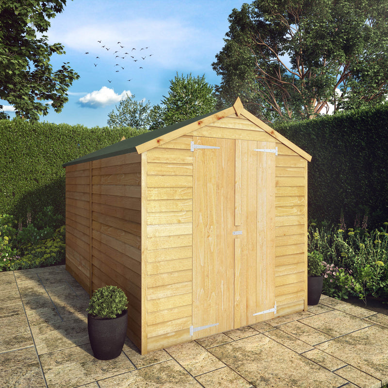 Mercia 10ft x 6ft Overlap Apex Shed - Windowless