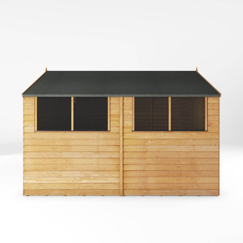 Mercia 10ft x 8ft Overlap Apex Shed