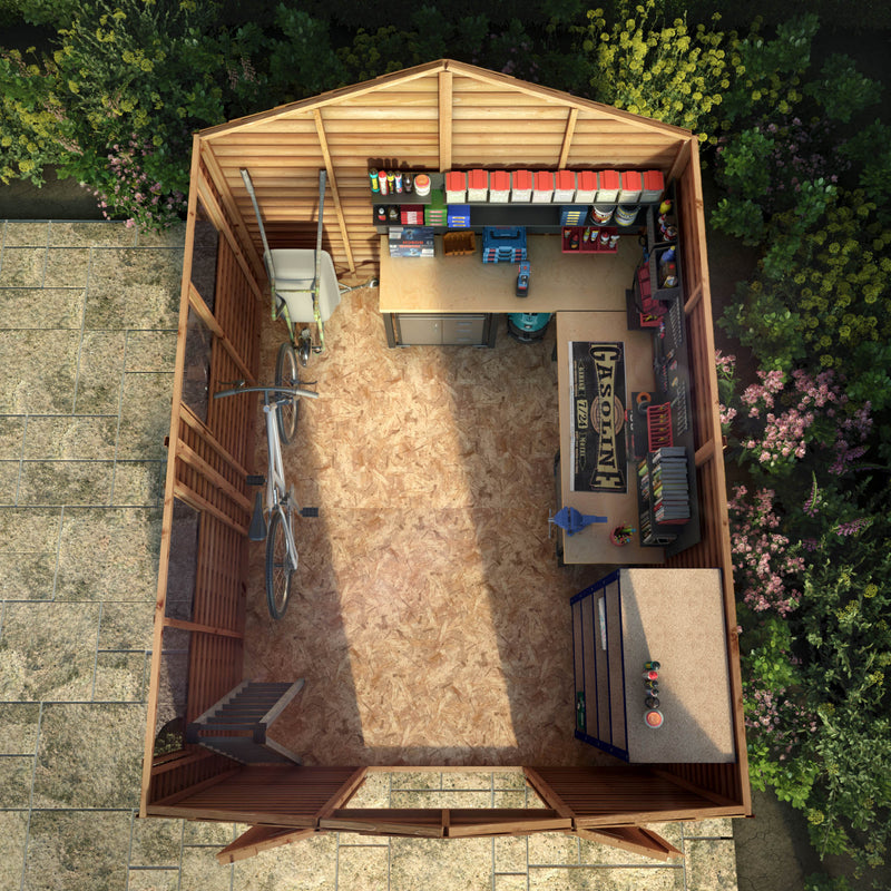 Mercia 10ft x 8ft Overlap Apex Shed