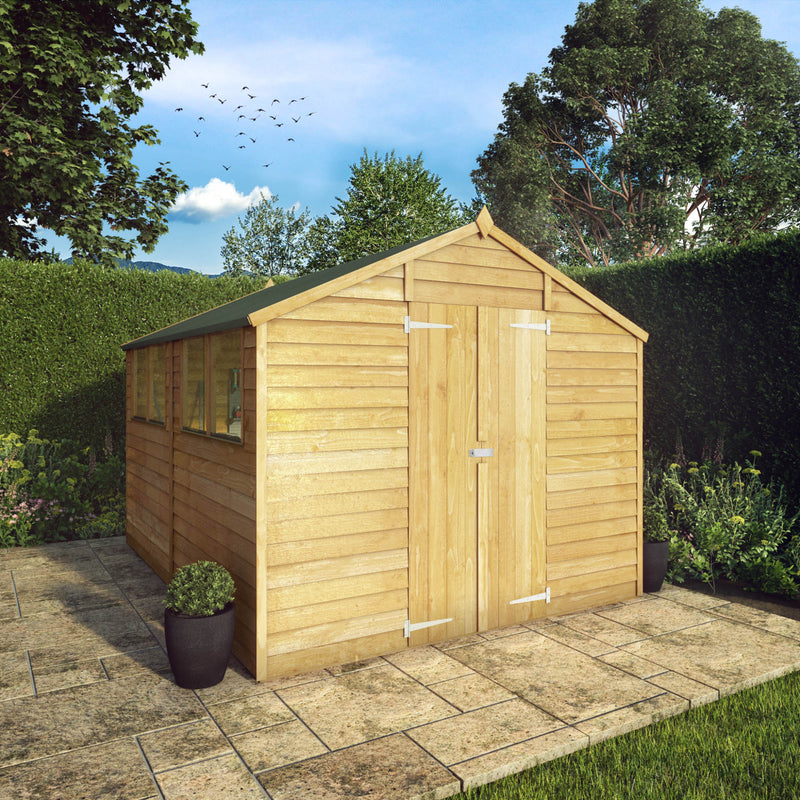 Mercia 10ft x 8ft Overlap Apex Shed