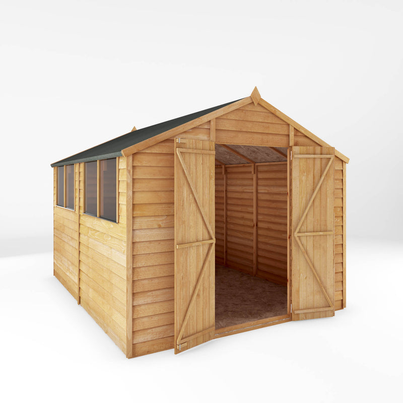 Mercia 10ft x 8ft Overlap Apex Shed