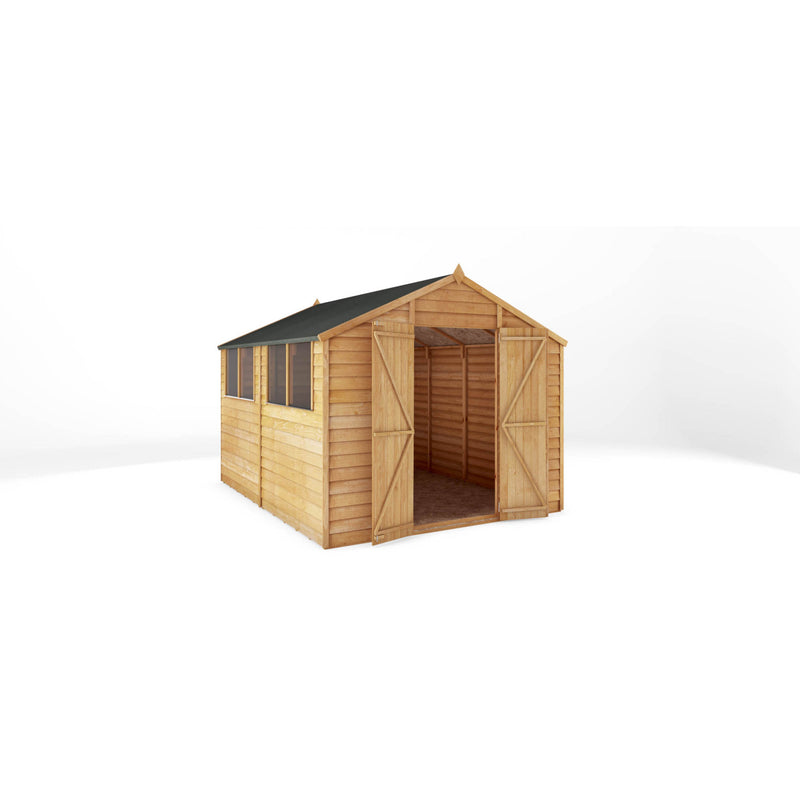 Mercia 10ft x 8ft Overlap Apex Shed