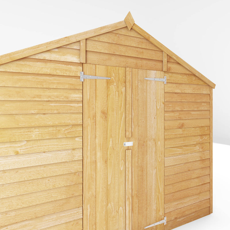 Mercia 10ft x 8ft Overlap Apex Shed - Windowless