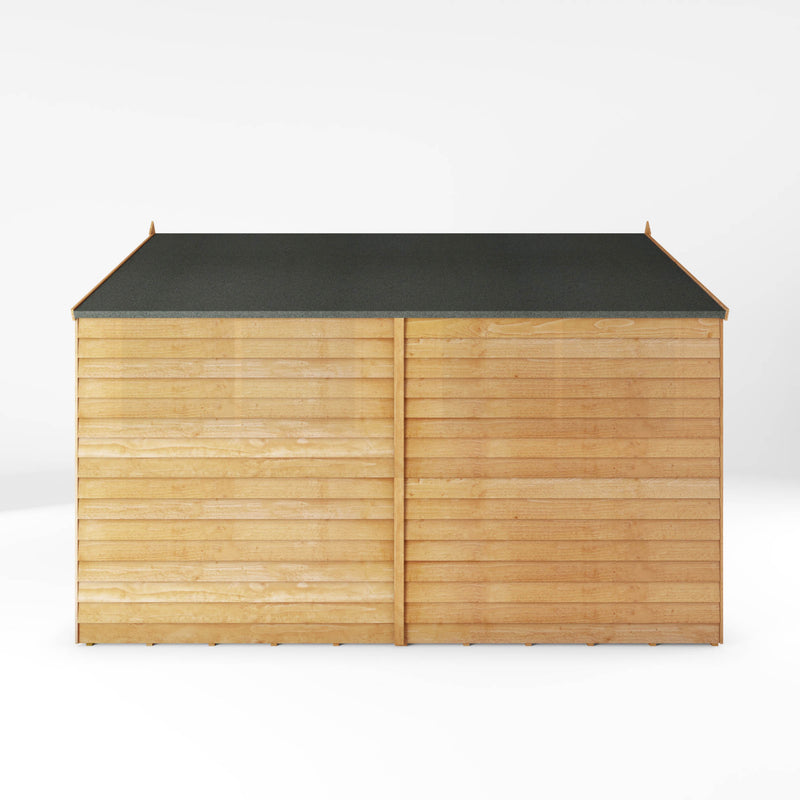 Mercia 10ft x 8ft Overlap Apex Shed - Windowless