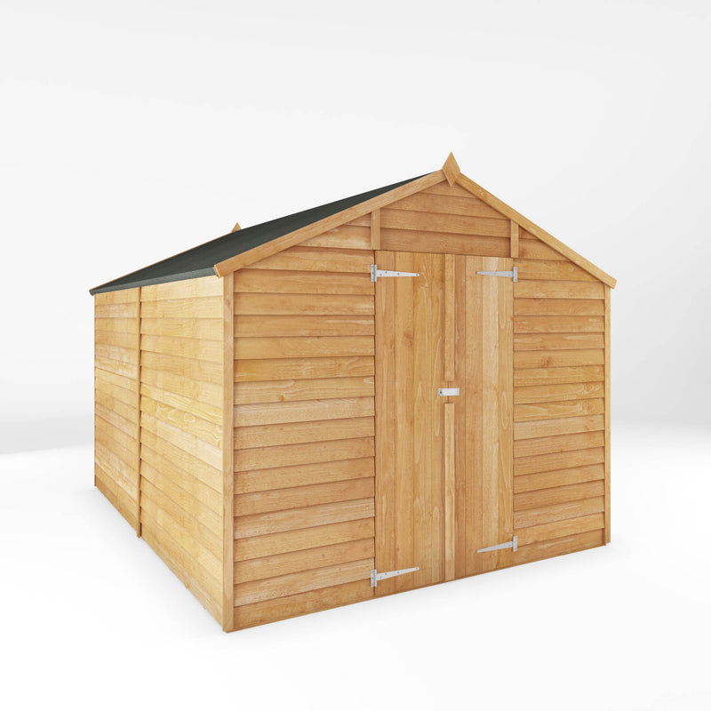 Mercia 10ft x 8ft Overlap Apex Shed - Windowless