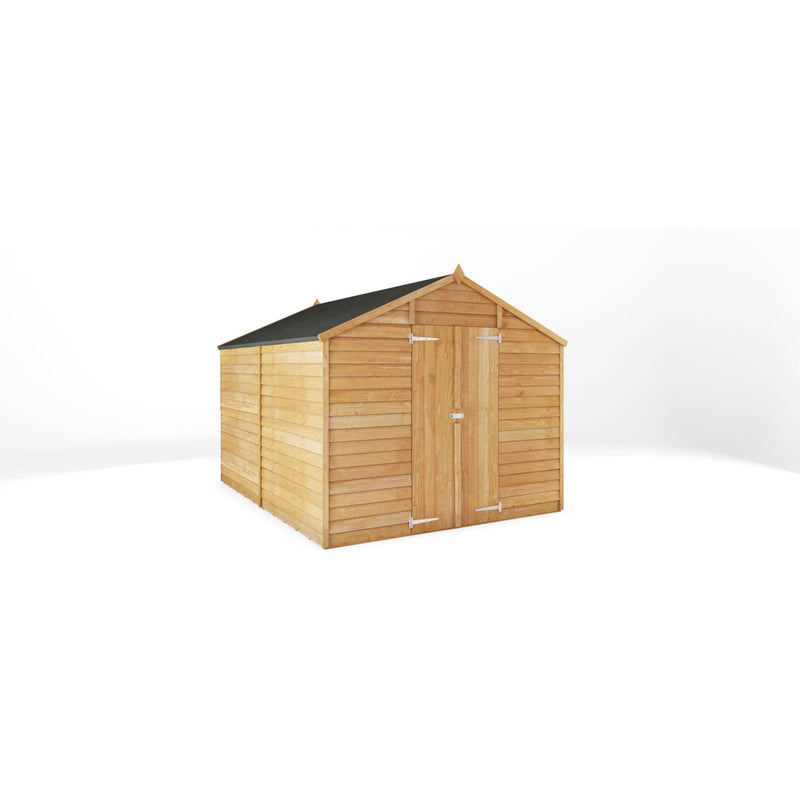 Mercia 10ft x 8ft Overlap Apex Shed - Windowless