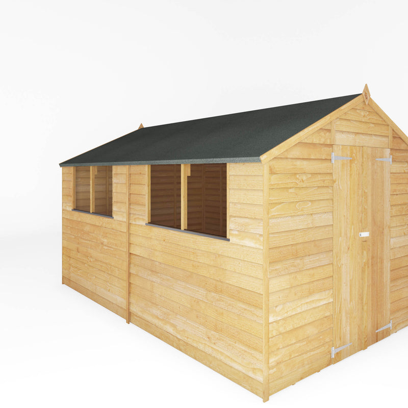 Mercia 12ft x 8ft Overlap Apex Shed