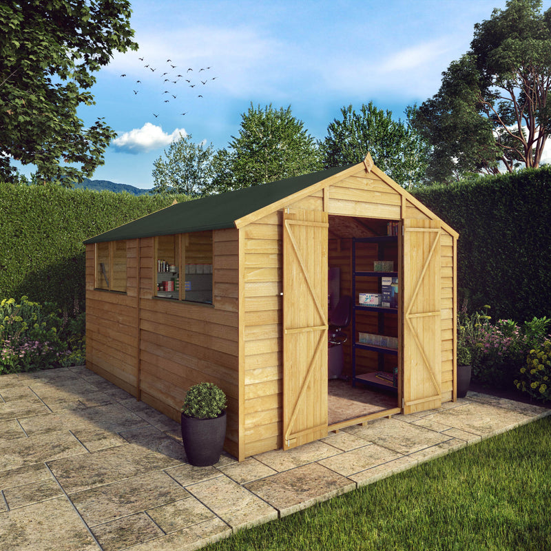 Mercia 12ft x 8ft Overlap Apex Shed