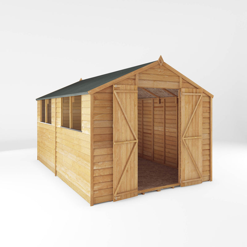 Mercia 12ft x 8ft Overlap Apex Shed