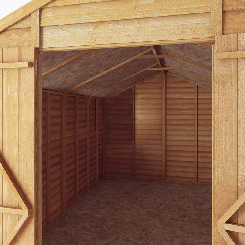 Mercia 12ft x 8ft Overlap Apex Shed - Windowless