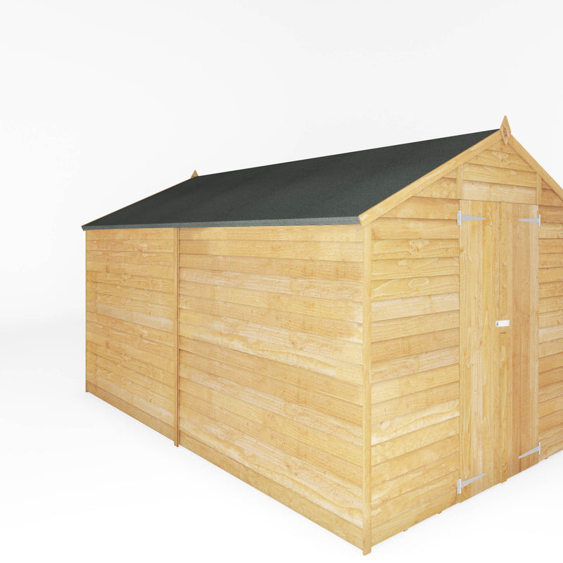Mercia 12ft x 8ft Overlap Apex Shed - Windowless