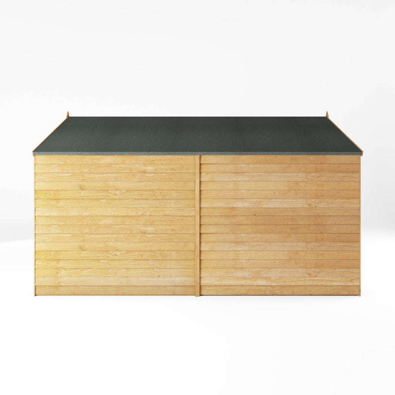 Mercia 12ft x 8ft Overlap Apex Shed - Windowless