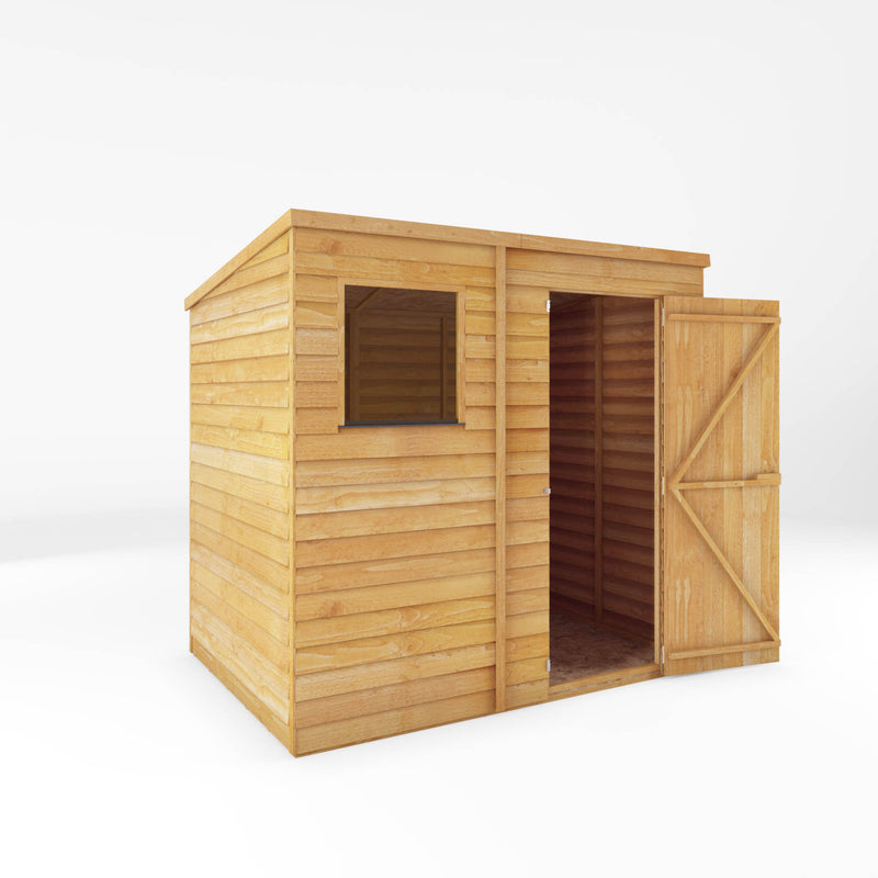 Mercia 7ft x 5ft Overlap Pent Shed