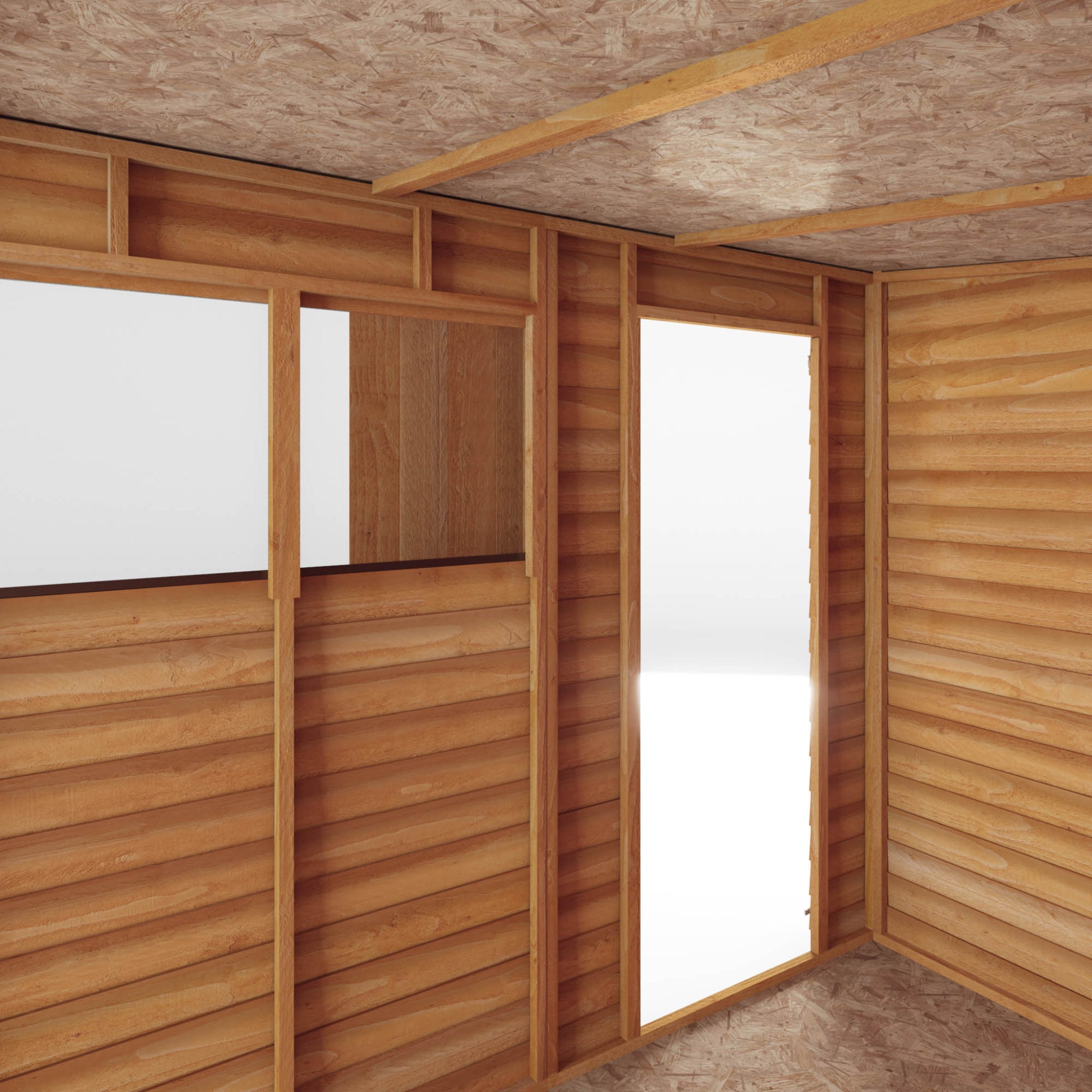 Mercia 8ft x 6ft Overlap Pent Shed — Outdoor Iconic
