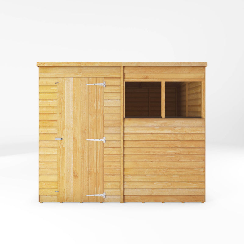 Mercia 8ft x 6ft Overlap Pent Shed