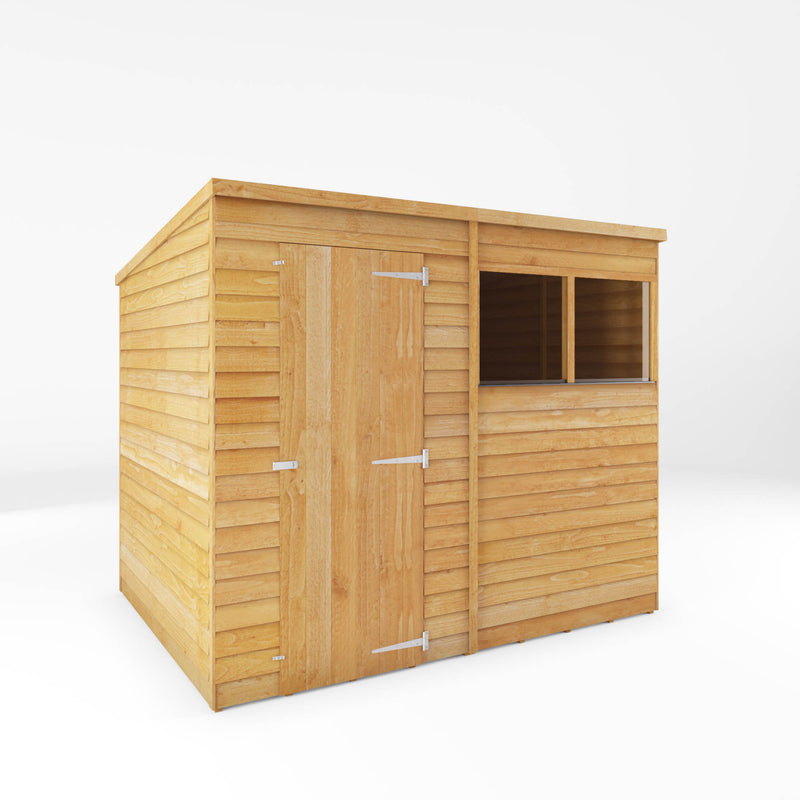 Mercia 8ft x 6ft Overlap Pent Shed