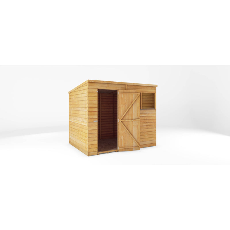 Mercia 8ft x 6ft Overlap Pent Shed