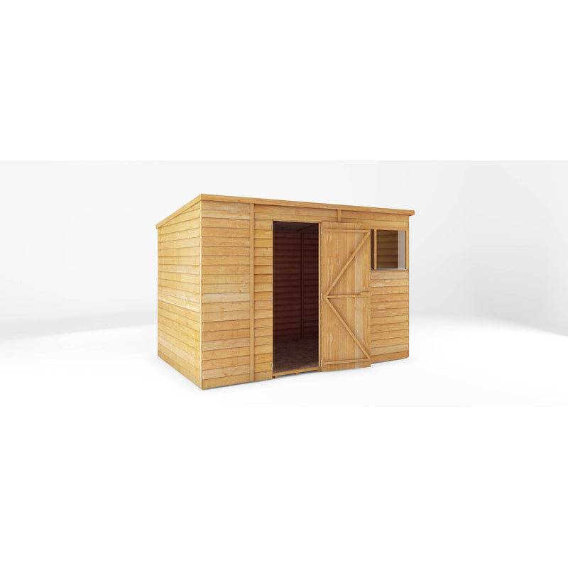 Mercia 10ft x 6ft Overlap Pent Shed