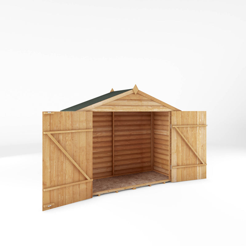 Mercia 7ft x 3ft Overlap Apex Bike Store