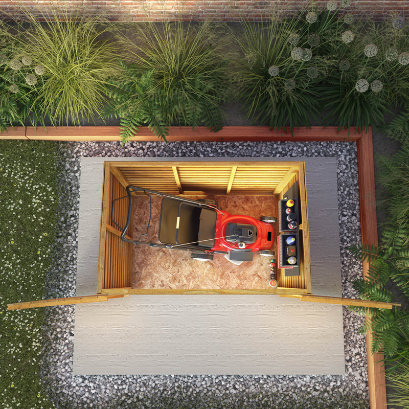 Mercia 5ft x 3ft Overlap Pent Mower Store