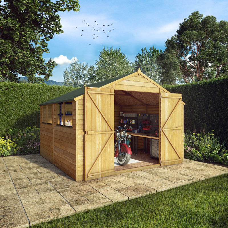 Mercia 10ft x 10ft Overlap Apex Shed