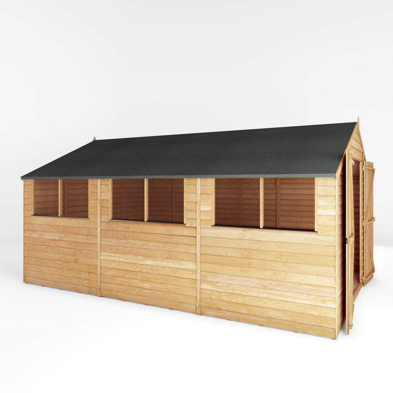 Mercia 15ft x 10ft Overlap Apex Shed