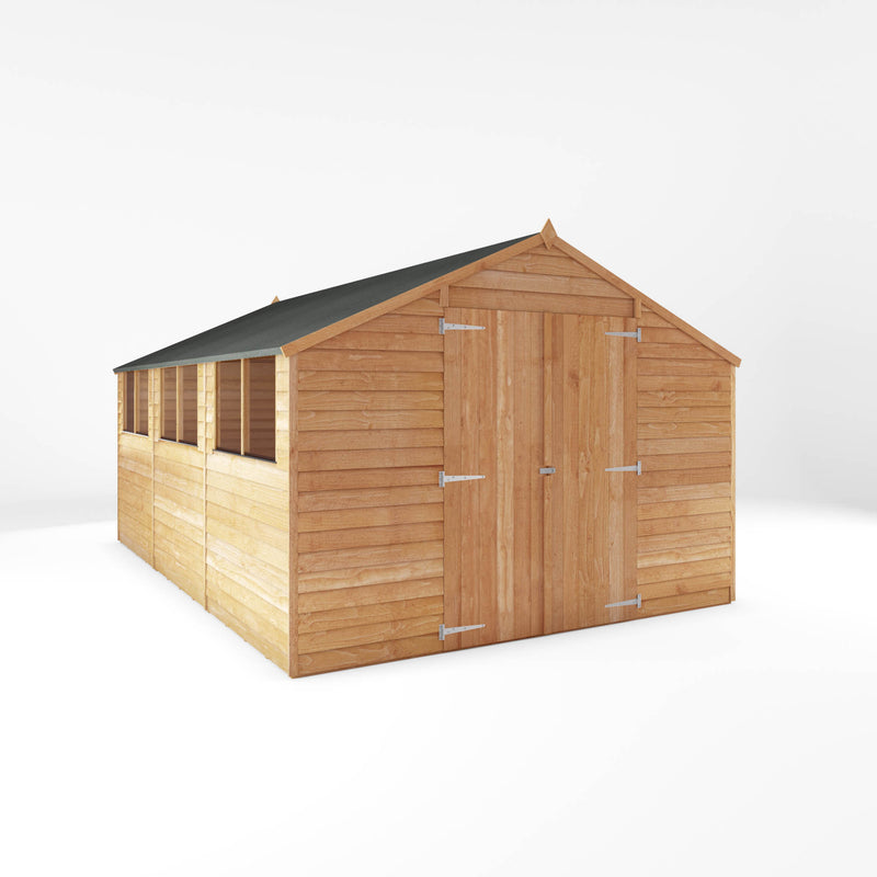 Mercia 15ft x 10ft Overlap Apex Shed