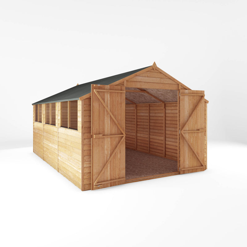 Mercia 15ft x 10ft Overlap Apex Shed