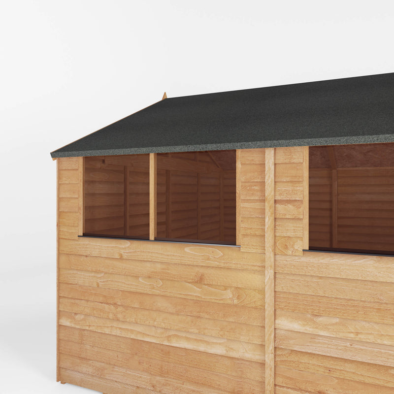 Mercia 20ft x 10ft Overlap Apex Shed