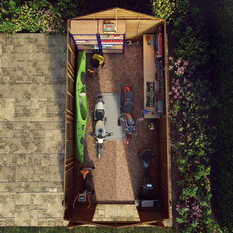 Mercia 20ft x 10ft Overlap Apex Shed