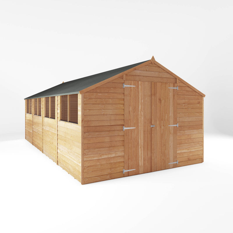 Mercia 20ft x 10ft Overlap Apex Shed