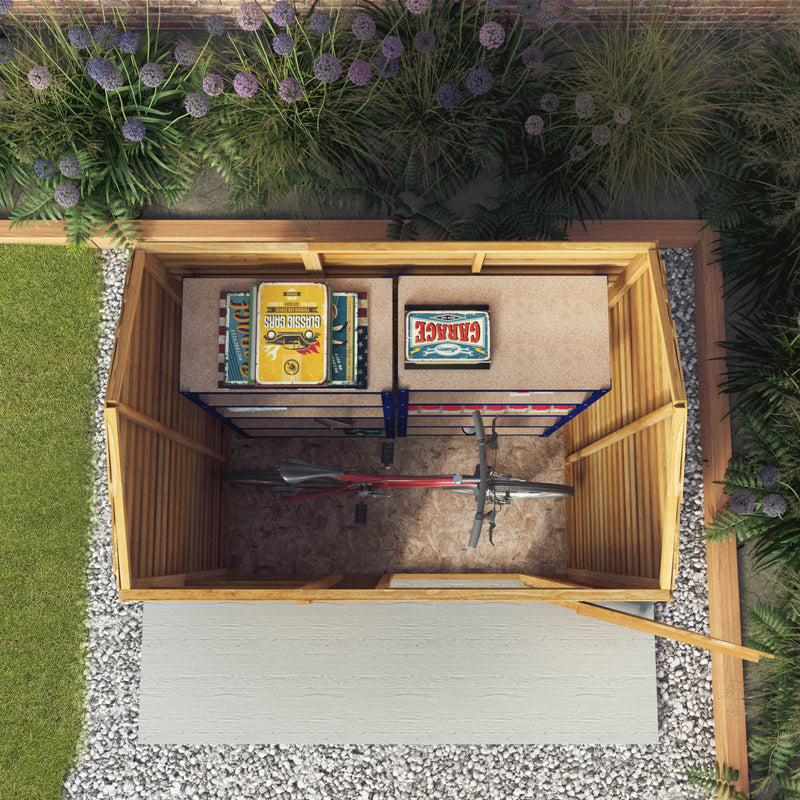 Mercia 6ft x 4ft Overlap Reverse Apex Shed