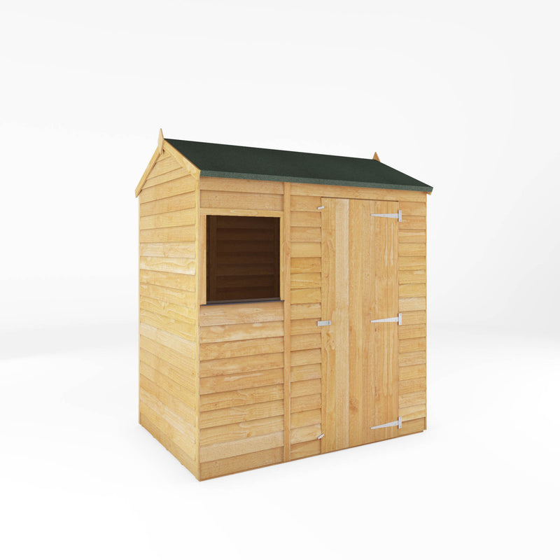 Mercia 6ft x 4ft Overlap Reverse Apex Shed