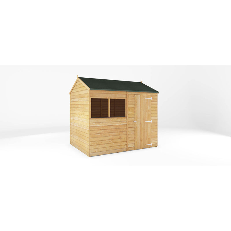 Mercia 8ft x 6ft Overlap Reverse Apex Shed