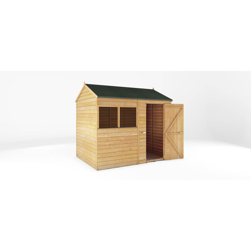 Mercia 8ft x 6ft Overlap Reverse Apex Shed