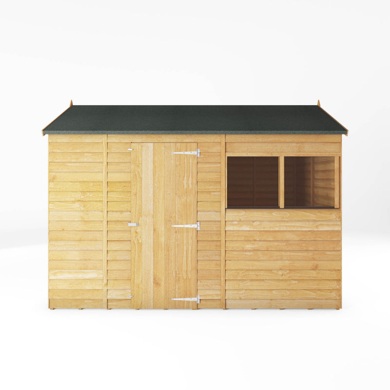 Mercia 10ft x 6ft Overlap Reverse Apex Shed