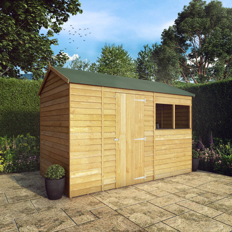 Mercia 10ft x 6ft Overlap Reverse Apex Shed